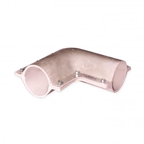 3 Inch 2-Piece Secondary Containment 90 Degree Elbow 3 Inch 2-Piece Secondary Containment 90 Degree Elbow