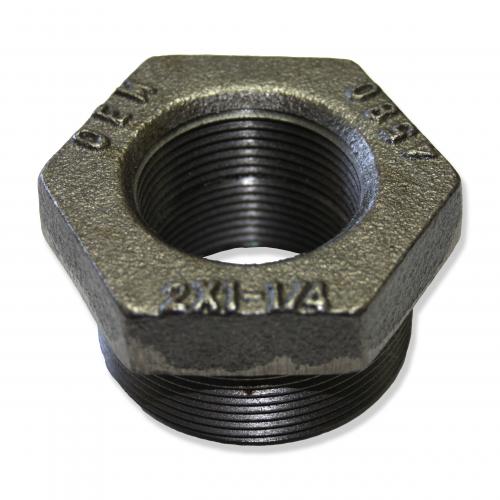 2 Inch X 1-1/4 Inch X 1-1/4 Inch Double Tapped Bushing Evr Approved 2 Inch X 1-1/4 Inch X 1-1/4 Inch Double Tapped Bushing Evr Approved