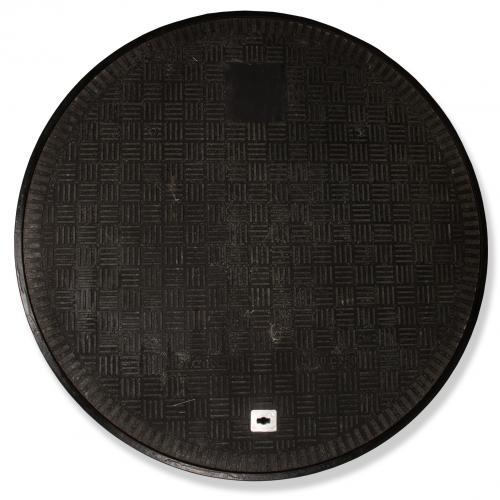 40 Inch Diameter Black Flat Sealed Cover and Composite Frame 40 Inch Diameter Black Flat Sealed Cover and Composite Frame