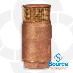 1 Inch Double Poppet Brass Foot Valve 1 Inch Double Poppet Brass Foot Valve