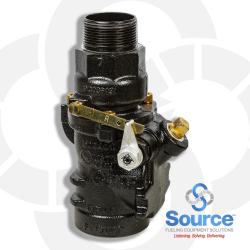 1-1/2 Inch NPT Male 10 Series Double-Poppet Emergency Shut-Off Shear Valve 1-1/2 Inch NPT Male 10 Series Double-Poppet Emergency Shut-Off Shear Valve