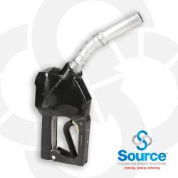 11B Series Black B5 Diesel Pressure-Sensing Automatic Prepay Nozzle With 3/4 Inch NPT Inlet, 2-Piece Hand Insulator, Aluminum Spout, And 2-Position Hold-Open Rack. UL 2586 Listed. 11B Series Black B5 Diesel Pressure-Sensing Automatic Prepay Nozzle With 3/4 Inch NPT Inlet, 2-Piece Hand Insulator, Aluminum Spout, And 2-Position Hold-Open Rack. UL 2586 Listed.