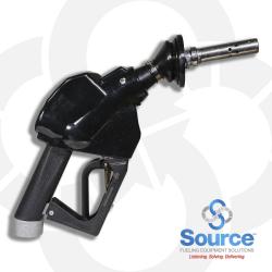 12VW Series Black E10 Unleaded Vac-Assist Vapor Recovery Nozzle For Gilbarco VaporVac And Wayne WayneVac, With M34 Inlet, Aluminum Spout With Stainless Tip, 2-Piece Hand Insulator, Vapor Escape Guard, And Hold-Open Rack. UL/ULC And CARB Certified. 12VW Series Black E10 Unleaded Vac-Assist Vapor Recovery Nozzle For Gilbarco VaporVac And Wayne WayneVac, With M34 Inlet, Aluminum Spout With Stainless Tip, 2-Piece Hand Insulator, Vapor Escape Guard, And Hold-Open Rack. UL/ULC And CARB Certified.