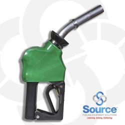 14C Series Green B20 Diesel Capture Technology Nozzle With 3/4 Inch Inlet, 2-Piece Hand Insulator, Aluminum Spout, And Hold-Open Rack. UL/ULC Listed. 14C Series Green B20 Diesel Capture Technology Nozzle With 3/4 Inch Inlet, 2-Piece Hand Insulator, Aluminum Spout, And Hold-Open Rack. UL/ULC Listed.