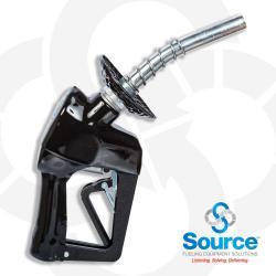 Black Xs Pressure Activated Unleaded Automatic Nozzle 3/4 Inch Inlet Splash Guard 3-Notch Hold Open Clip. Ul Listed. Black Xs Pressure Activated Unleaded Automatic Nozzle 3/4 Inch Inlet Splash Guard 3-Notch Hold Open Clip. Ul Listed.