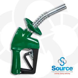 Green Xs Pressure Activated Light Duty Diesel Automatic Nozzle 3/4 Inch Inlet Splash Guard 3-Notch Hold Open Clip. Ul Listed. Green Xs Pressure Activated Light Duty Diesel Automatic Nozzle 3/4 Inch Inlet Splash Guard 3-Notch Hold Open Clip. Ul Listed.