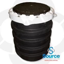 5 Gallon Edge Single Wall Spill Containment Manhole With Cast Iron Cover And Drain Valve (E85 Approved) 5 Gallon Edge Single Wall Spill Containment Manhole With Cast Iron Cover And Drain Valve (E85 Approved)