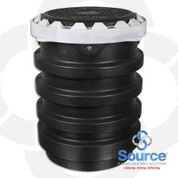 5 Gallon Edge Double Wall Spill Containment Manhole Cast Iron Cover With Drain Plug (E85 Approved) 5 Gallon Edge Double Wall Spill Containment Manhole Cast Iron Cover With Drain Plug (E85 Approved)