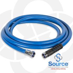 1 Inch x 17.4 Foot Blue DEF Hose Assembly With Female BSPP Swivel Ends For Gilbarco Retail And Wayne Dispensers 1 Inch x 17.4 Foot Blue DEF Hose Assembly With Female BSPP Swivel Ends For Gilbarco Retail And Wayne Dispensers