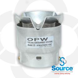 2 Inch Open Vent Upward Aluminum 2 Inch Open Vent Upward Aluminum