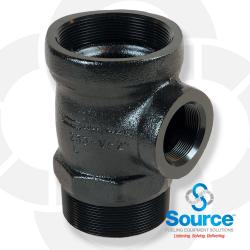 4 Inch X 2 Inch X 4 Inch Extractor Tee No Cage (E85 Approved) 4 Inch X 2 Inch X 4 Inch Extractor Tee No Cage (E85 Approved)