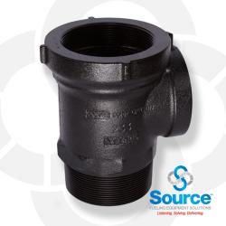 4 Inch X 3 Inch X 4 Inch Extractor Tee No Cage (E85 Approved) 4 Inch X 3 Inch X 4 Inch Extractor Tee No Cage (E85 Approved)