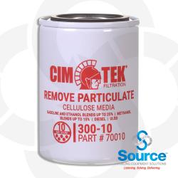 10 Micron Cellulose Particulate Removal Spin-On Petroleum Dispenser Filter, 1 Inch-12 Thread - 3/4 Inch Flow (70010) 10 Micron Cellulose Particulate Removal Spin-On Petroleum Dispenser Filter, 1 Inch-12 Thread - 3/4 Inch Flow (70010)