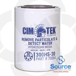 30 Micron Spin-On Filter Hydrosorb - 3/4 Inch Flow 30 Micron Spin-On Filter Hydrosorb - 3/4 Inch Flow