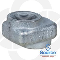 1-1/2 Inch Female NPT x 1 Inch Shorty Offset Adapter 1-1/2 Inch Female NPT x 1 Inch Shorty Offset Adapter