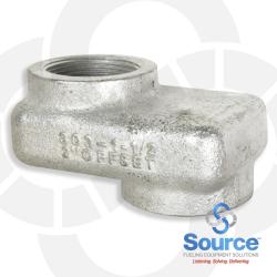 1-1/2 Inch Female NPT x 2 Inch Shorty Offset Adapter 1-1/2 Inch Female NPT x 2 Inch Shorty Offset Adapter