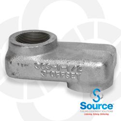 1-1/2 Inch Female NPT x 3 Inch Shorty Offset Adapter 1-1/2 Inch Female NPT x 3 Inch Shorty Offset Adapter