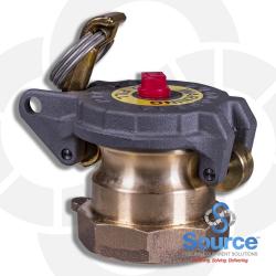 2 Inch Tank Monitor Cap & Adapter With 3/8 Inch Threaded Porthole And Cable Connector 2 Inch Tank Monitor Cap & Adapter With 3/8 Inch Threaded Porthole And Cable Connector