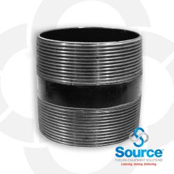 4 Inch NPT Male x 4 Inch x 0.188 Inch Black Steel Submersible Pump Riser Pipe Nipple 4 Inch NPT Male x 4 Inch x 0.188 Inch Black Steel Submersible Pump Riser Pipe Nipple