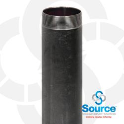 4 Inch NPT Male x 7 Inch x 0.188 Inch Black Steel Submersible Pump Riser Pipe Nipple 4 Inch NPT Male x 7 Inch x 0.188 Inch Black Steel Submersible Pump Riser Pipe Nipple
