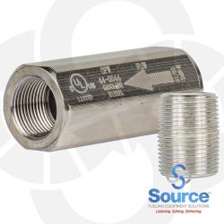 3/4 Inch Female x 3/4 Inch Female NPT 10 GPM Inline Flow Limiter 3/4 Inch Female x 3/4 Inch Female NPT 10 GPM Inline Flow Limiter