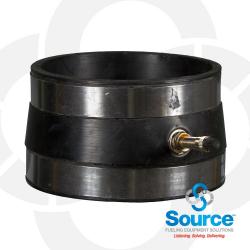 4 Inch Lcx Rubber Closure Sleeve With Test Port (35 Psi) 4 Inch Lcx Rubber Closure Sleeve With Test Port (35 Psi)