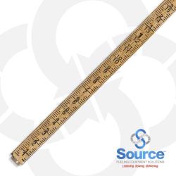 14 Foot 4-Section Folding Lock Joint Tank Gauge Stick Dual Inch/Foot Scale 44 Inch Stored Length 14 Foot 4-Section Folding Lock Joint Tank Gauge Stick Dual Inch/Foot Scale 44 Inch Stored Length