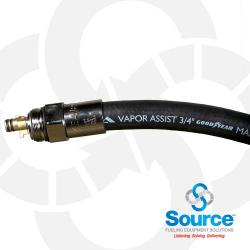 3/4 Inch X 7 Foot 6 Inch Black Flexsteel Futura Vapor Assist Hose Male X Male Swivel End 3/4 Inch X 7 Foot 6 Inch Black Flexsteel Futura Vapor Assist Hose Male X Male Swivel End