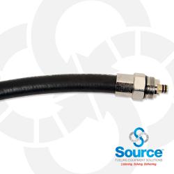 3/4 Inch X 8 Foot Black Flexsteel Futura Vapor Assist Hose Male X Male Swivel End 3/4 Inch X 8 Foot Black Flexsteel Futura Vapor Assist Hose Male X Male Swivel End