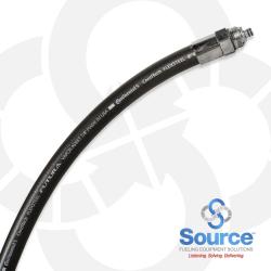 7/8 Inch X 8 Foot Black Flexsteel Futura Vapor Assist Hose Male Swivel X Male Swivel Ends UL330 and ULC Listed 7/8 Inch X 8 Foot Black Flexsteel Futura Vapor Assist Hose Male Swivel X Male Swivel Ends UL330 and ULC Listed