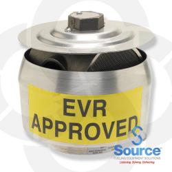 2 Inch Thread-On EVR Pressure Vacuum Vent With Internal Screen, 3 Inch WCP/8 Inch WCV 2 Inch Thread-On EVR Pressure Vacuum Vent With Internal Screen, 3 Inch WCP/8 Inch WCV