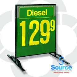 40 Inch X 48 Inch One Product Quick Flip Ground Stand - Dual Faced - #'S (One Box For Stand And One Box For Sign)) 40 Inch X 48 Inch One Product Quick Flip Ground Stand - Dual Faced - #'S (One Box For Stand And One Box For Sign))