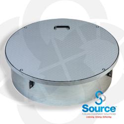 42 Inch Manhole-Watertight Steel With Recessed Handle 10-3/4 Inch Skirt (Skirt Id 39-5/8 Inch) 42 Inch Manhole-Watertight Steel With Recessed Handle 10-3/4 Inch Skirt (Skirt Id 39-5/8 Inch)