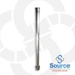 4 Inch X 13 Foot Poppeted Coaxial Fill Drop Tube 4 Inch X 13 Foot Poppeted Coaxial Fill Drop Tube