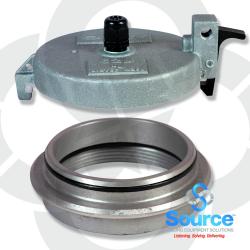 4 Inch Aluminum Tank Monitor Cap And Adapter 3/8 Inch Grommet 4 Inch Aluminum Tank Monitor Cap And Adapter 3/8 Inch Grommet