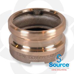 4 Inch X 4 Inch Fill Adapter Bronze Top Seal 4 Inch X 4 Inch Fill Adapter Bronze Top Seal