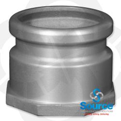4 Inch X 4 Inch Fill Coaxial Adapter Aluminum 4 Inch X 4 Inch Fill Coaxial Adapter Aluminum