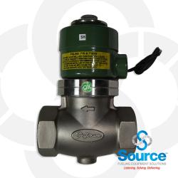 2 Inch Solenoid Valve Stainless Steel Teflon With 120 Volt/60 Hz Ac Coil 2 Inch Solenoid Valve Stainless Steel Teflon With 120 Volt/60 Hz Ac Coil