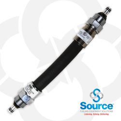 75 Series 3/4 Inch Standard Whip Hose Straight Thread Fixed End On Breakaway End Metric Thread On Dispenser End 75 Series 3/4 Inch Standard Whip Hose Straight Thread Fixed End On Breakaway End Metric Thread On Dispenser End