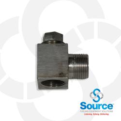 3/4 Inch Horizontal Priming Tee With Plug - Stainless Steel 3/4 Inch Horizontal Priming Tee With Plug - Stainless Steel