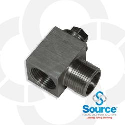 1 Inch NPT Stainless Steel Horizontal Priming Tee With Plug 1 Inch NPT Stainless Steel Horizontal Priming Tee With Plug