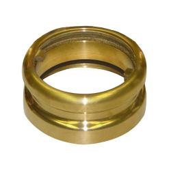 Fill Adapter - Brass - Lugs 4 Inch Npsm X 4 Inch Cam & Groove Fill Adapter - Brass - Lugs 4 Inch Npsm X 4 Inch Cam & Groove