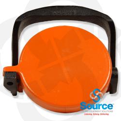 4 Inch Low Profile Orange Vapor Adapter Cap 4 Inch Low Profile Orange Vapor Adapter Cap