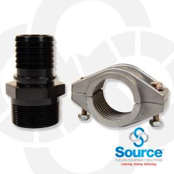 1-1/2 Inch Barbed Male Adapter For Flexworks Primary Pipe 1-1/2 Inch Barbed Male Adapter For Flexworks Primary Pipe