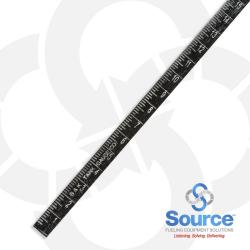 12 Foot 4-Section Folding Lock Joint Tank Gauge Stick Dual Inch/Foot Scale 12 Foot 4-Section Folding Lock Joint Tank Gauge Stick Dual Inch/Foot Scale