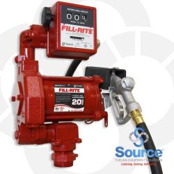 15 Gpm 115 Volt Ac 60 Hertz Pump 3/4 Inch X 12 Foot Hose 3/4 Inch Manual Nozzle 807C Gallon Meter 15 Gpm 115 Volt Ac 60 Hertz Pump 3/4 Inch X 12 Foot Hose 3/4 Inch Manual Nozzle 807C Gallon Meter