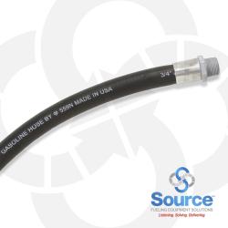 3/4 Inch x 8 Foot Black Hardwall Hose Male x Male Ends. UL330 And ULC Listed. 3/4 Inch x 8 Foot Black Hardwall Hose Male x Male Ends. UL330 And ULC Listed.