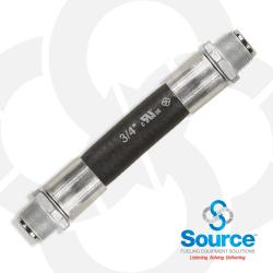 3/4 Inch x 9 Inch Black Hardwall Whip Hose Male Swivel x Male Swivel Ends. UL330 And ULC Listed. 3/4 Inch x 9 Inch Black Hardwall Whip Hose Male Swivel x Male Swivel Ends. UL330 And ULC Listed.