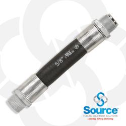 5/8 Inch x 8 Inch Black Hardwall Whip Hose 3/4 Inch Male x Male Swivel Ends. UL330 And ULC Listed. 5/8 Inch x 8 Inch Black Hardwall Whip Hose 3/4 Inch Male x Male Swivel Ends. UL330 And ULC Listed.