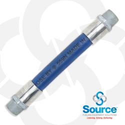 5/8 Inch X 9 Inch Blue Hardwall Whip Hose 3/4 Inch Male X Male Ends 5/8 Inch X 9 Inch Blue Hardwall Whip Hose 3/4 Inch Male X Male Ends